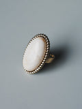 Roma Sun Stone Ring - White