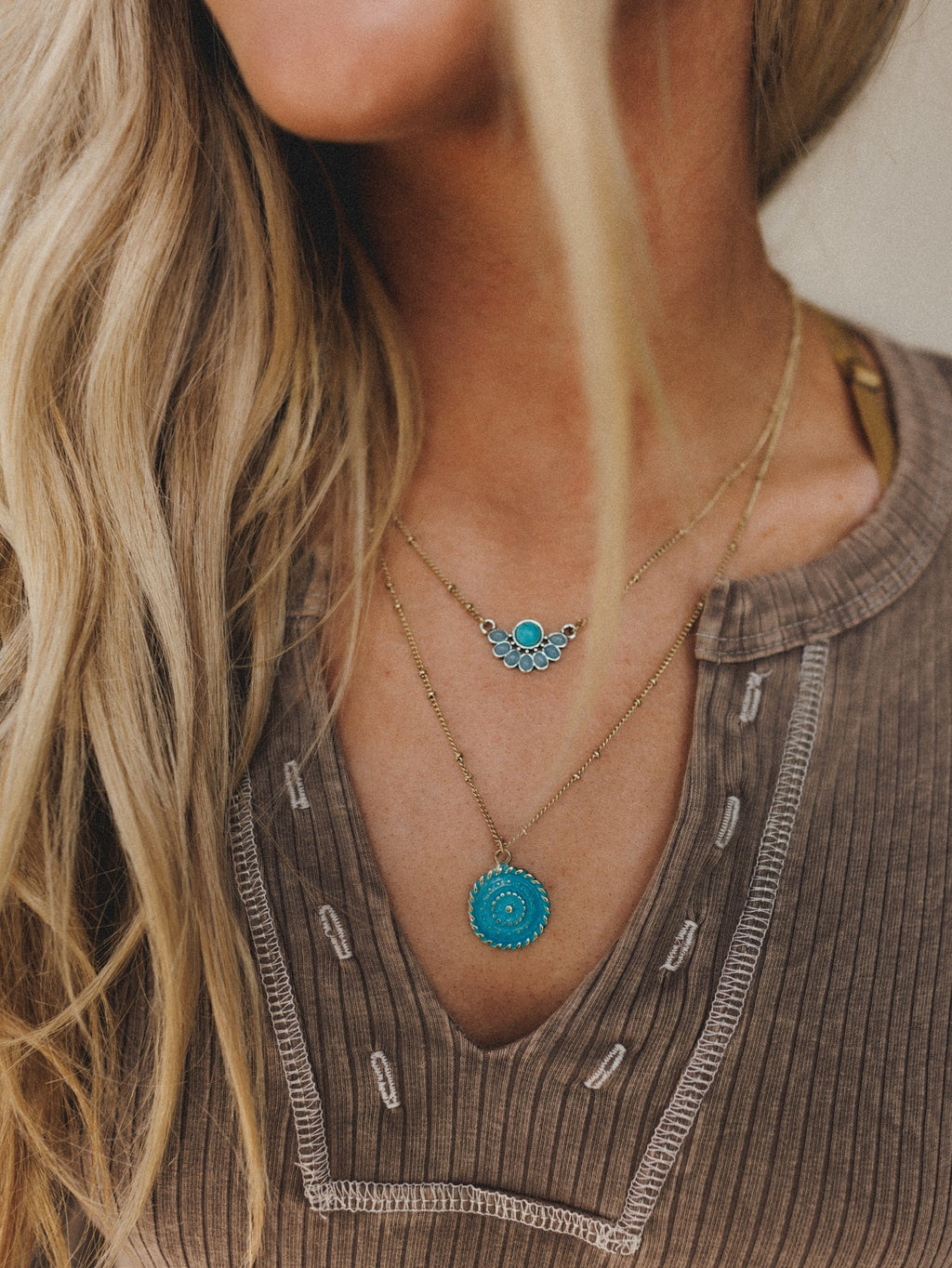 Radiant Wild Necklace - Turquoise - Pre Order