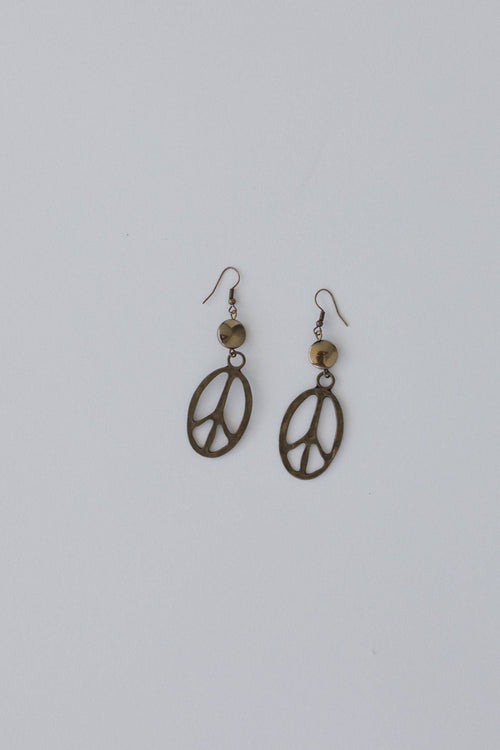Chandler Peace Earrings - Gunmetal